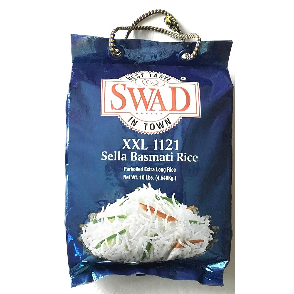 SWAD XXL 1121 SELLA BASMATI RICE 10 LBS