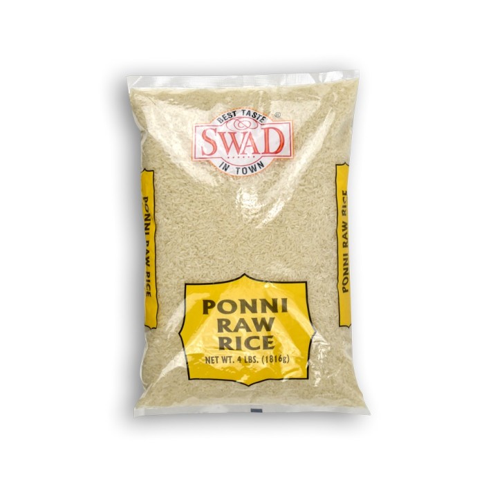 SWAD PONNI RAW RICE 4 LBS
