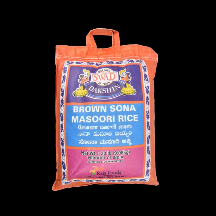 Swad Brown Sona Masoori 20 LBS