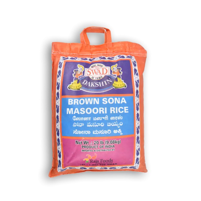 Swad Brown Sona Mas 10 LBS