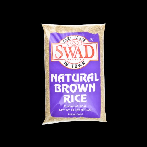 SWAD NATURAL BROWN RICE  20 LBS