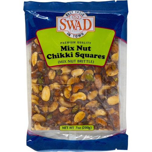 Swad Mix Nut Chikki Squares 200 GM