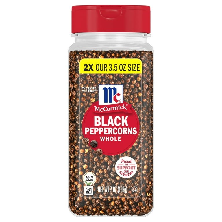 BLACK PEPPER WHOLE 7 OZ