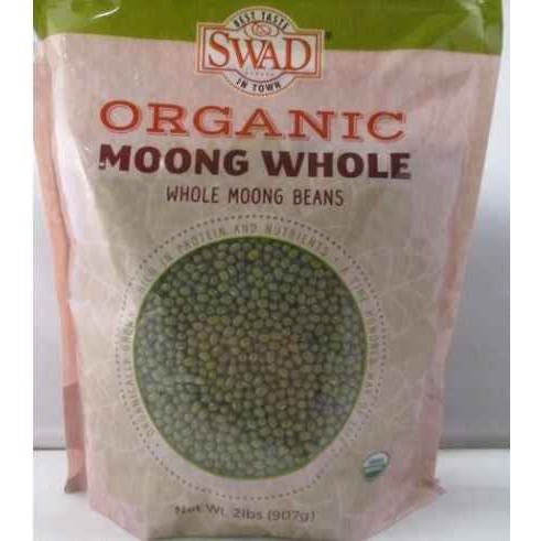 SWAD Organic Moong Whole 2 LBS