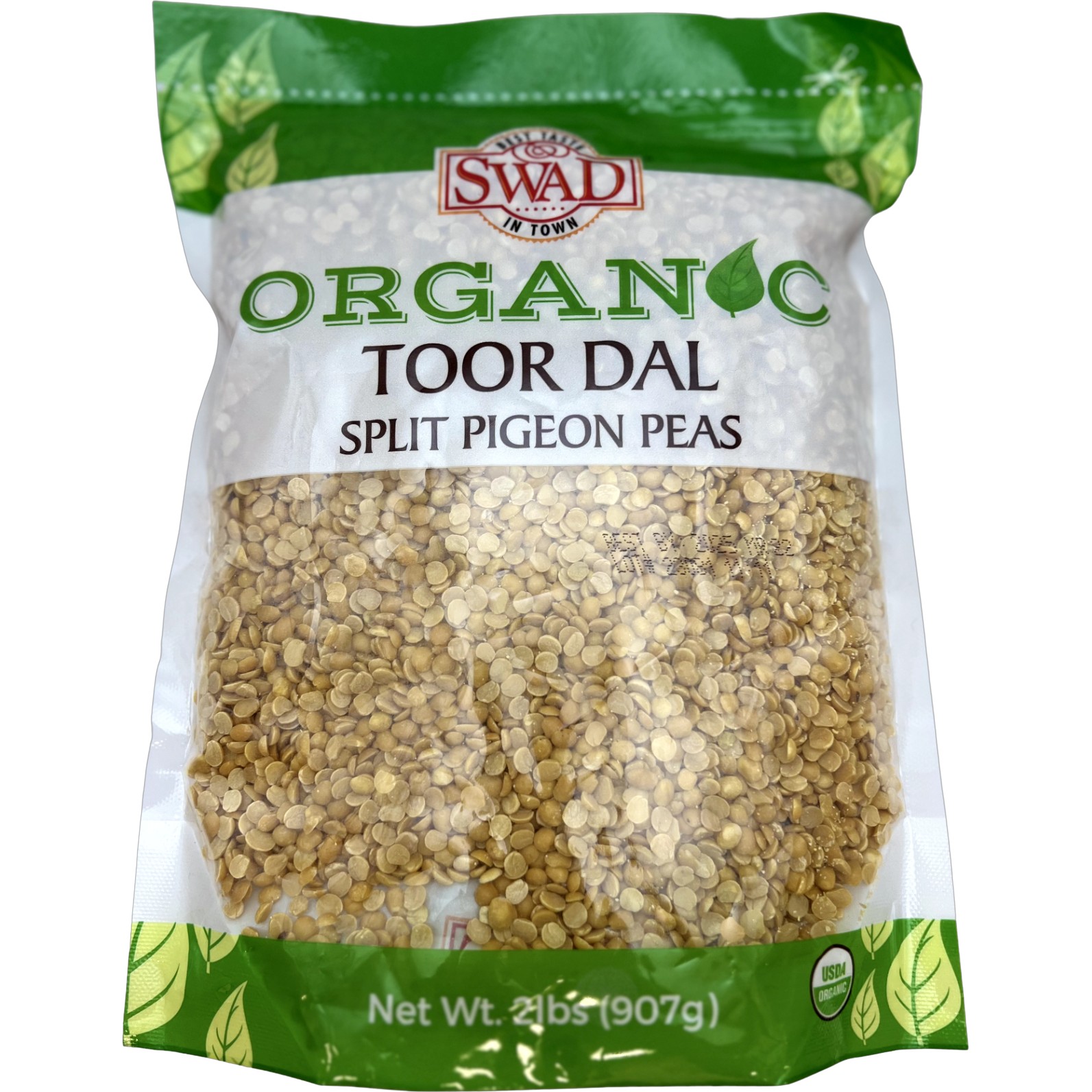 Swad Org Toor Dal 2 LBS