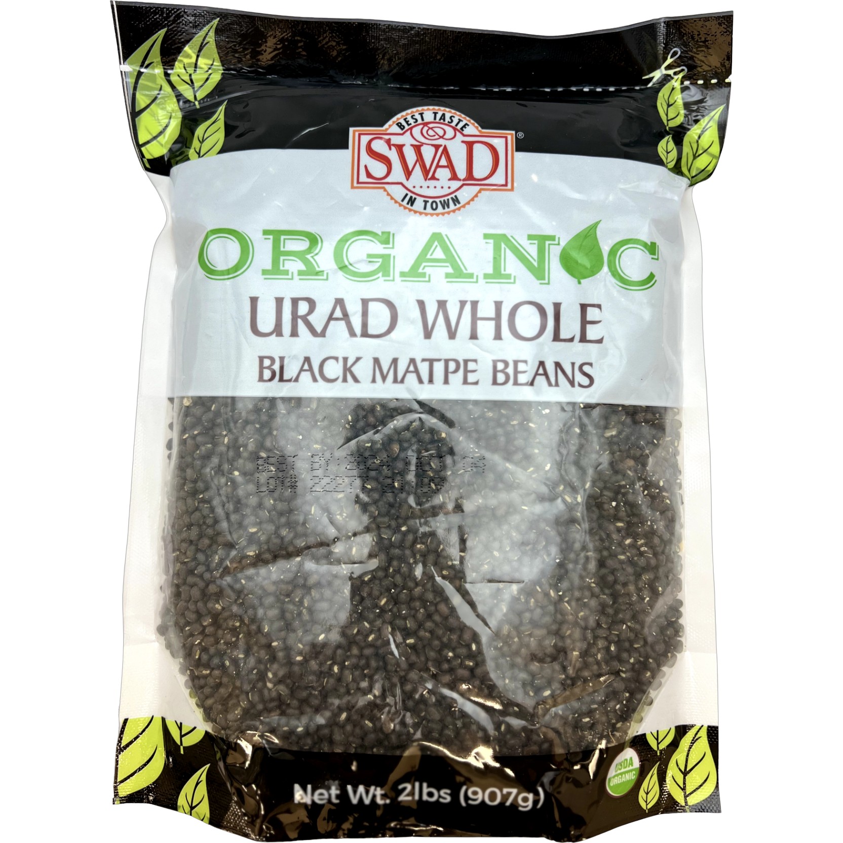 Swad Organic Urad Whole 2 LBS