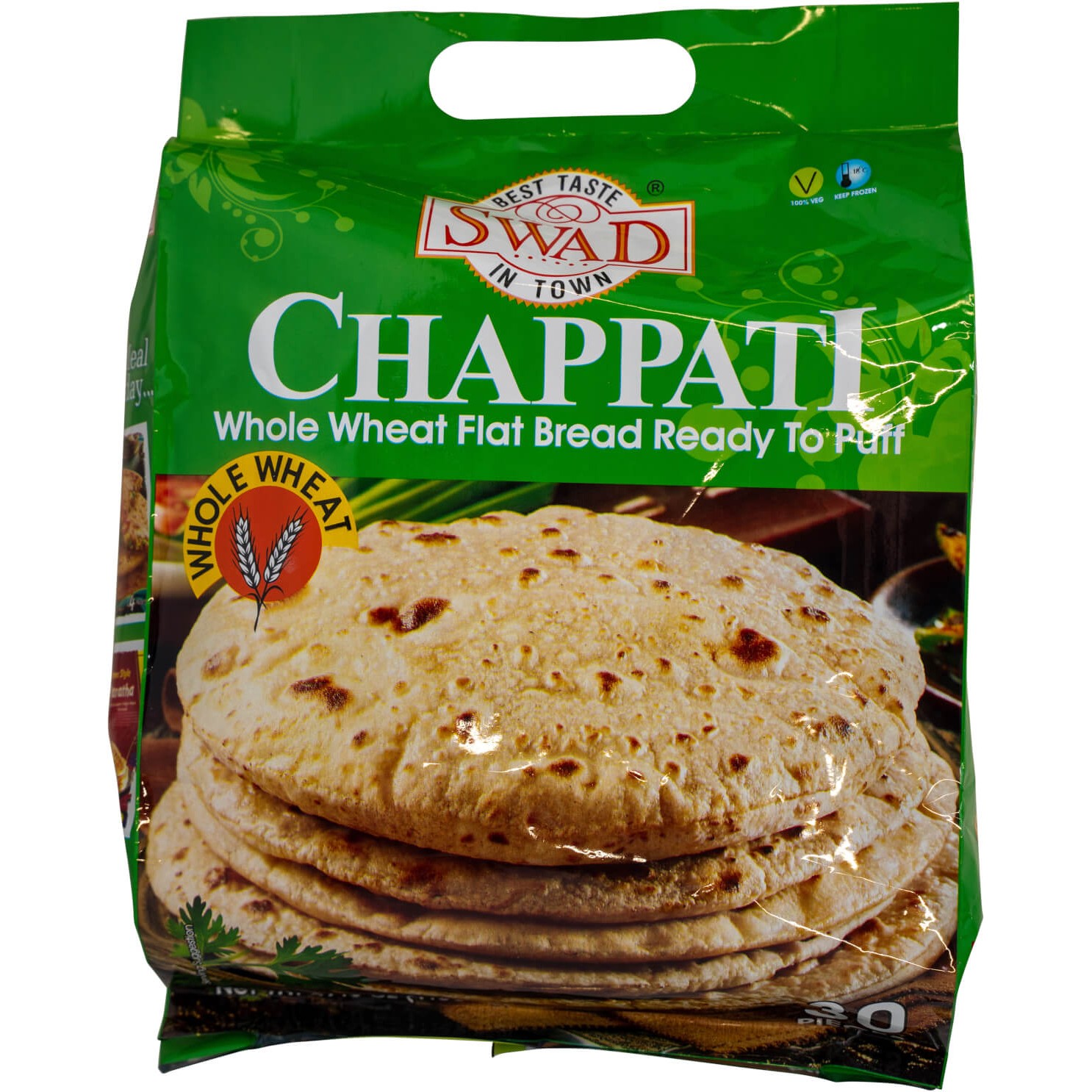 SWAD WHOLE WHEAT CHAPPATA  400 GM