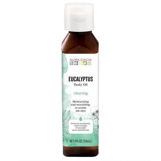 AURA CACIA CLEARING EUCALYPTUS BODY OIL 0.25 Lbs