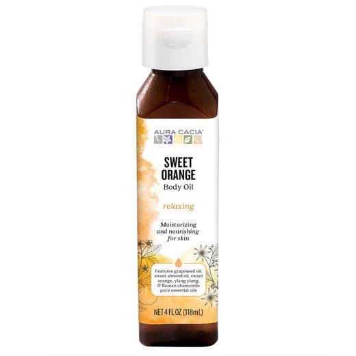AURA CACIA SWEET ORANGE BODY OIL 0.25 Lbs
