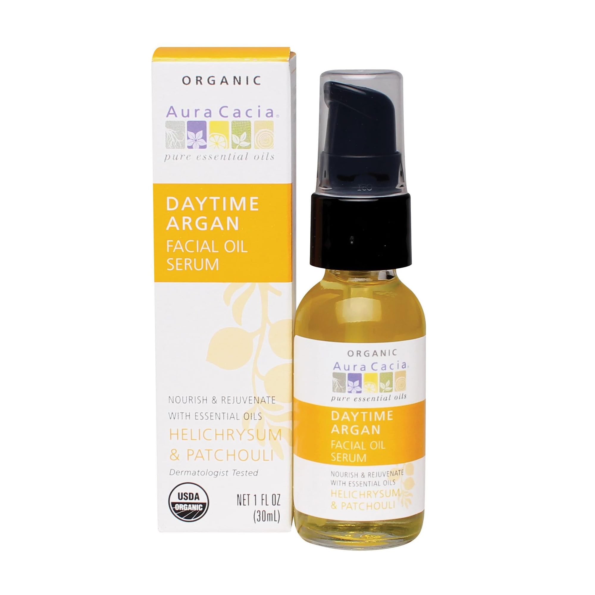 AURA CACIA DAYTIME ARGAN FACIAL OIL SERUM 0.06 Lbs