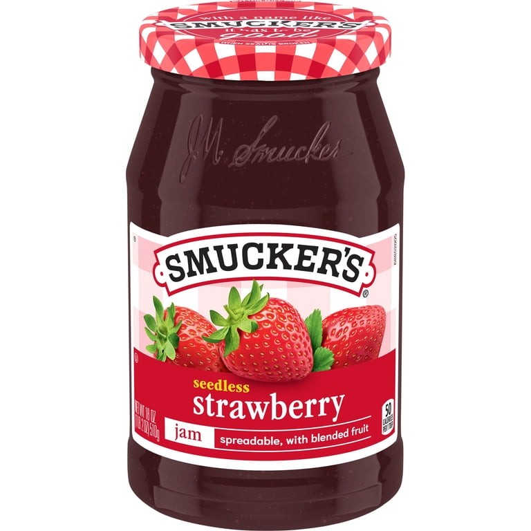 SMUCKER JAM STRAWBERRY 18 OZ