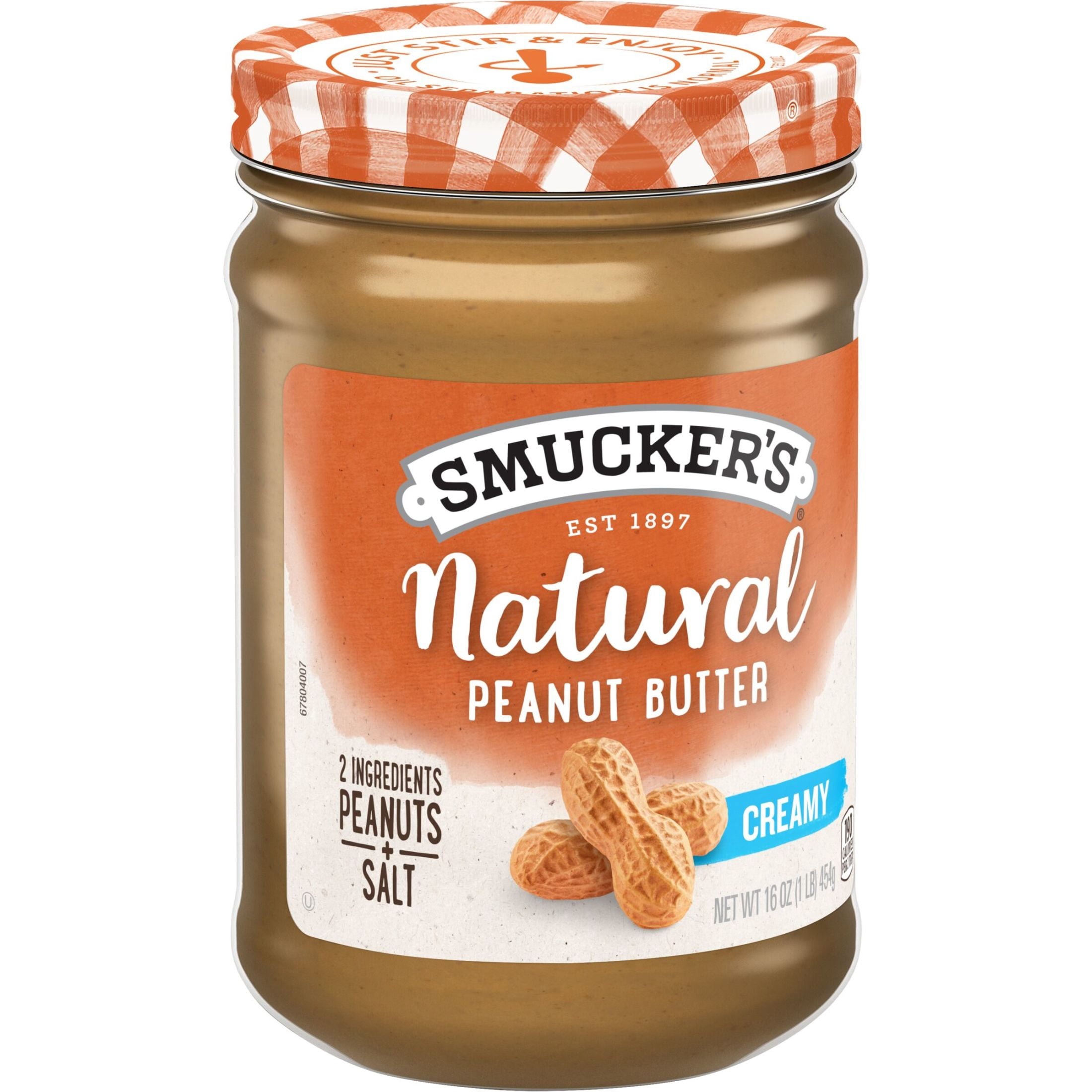 Smuckers Natural Peanut Butter 16 Oz