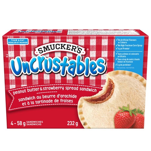 Smuckers Uncrustables Strawberry 4 Count