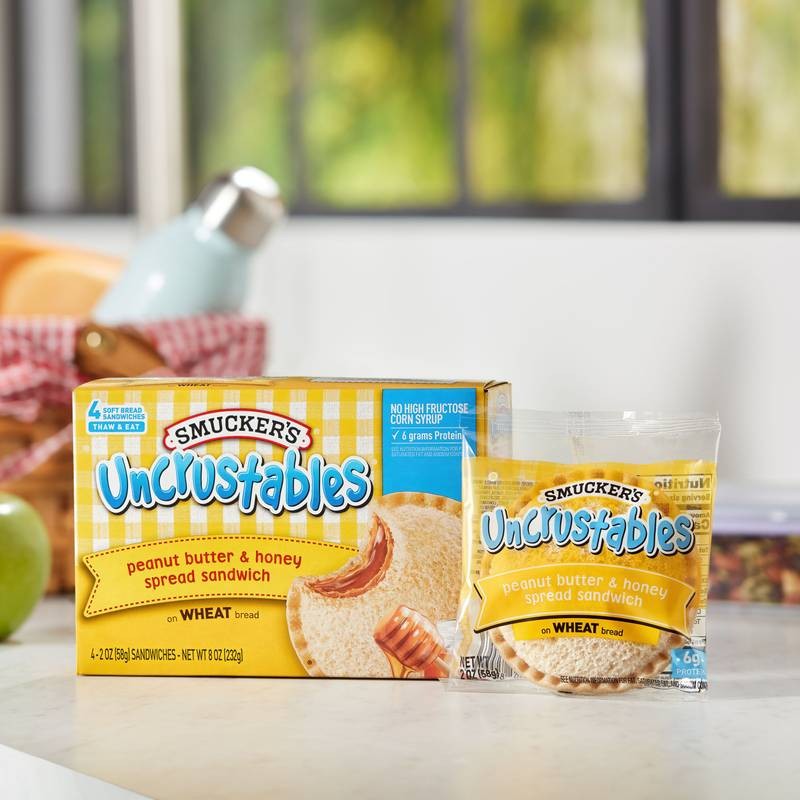 SMUCKERS UNCRUSTABLES PB/HNY             4 COUNT