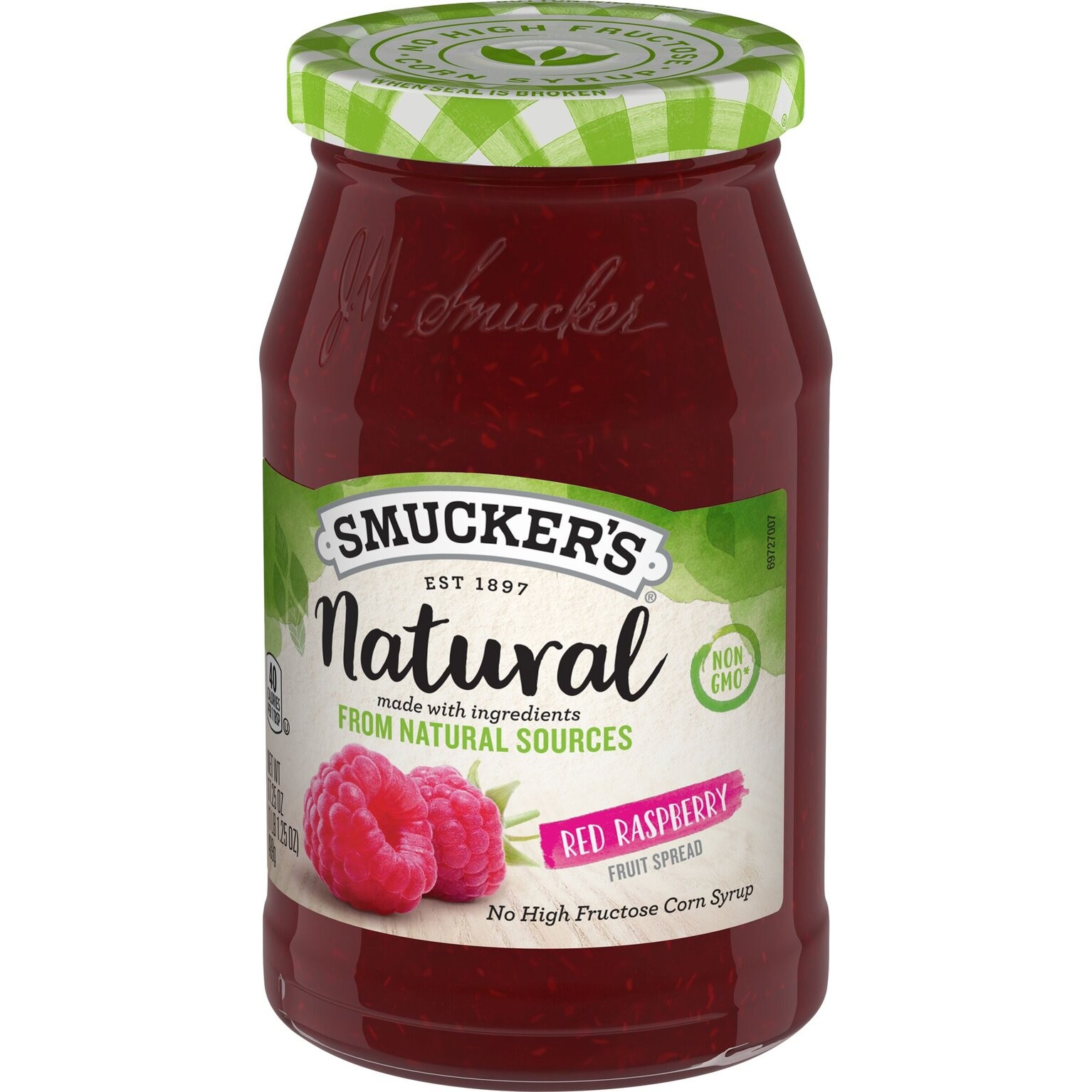 SMUCKERS NATURAL RASPBERRY SPREAD 17.25 OZ