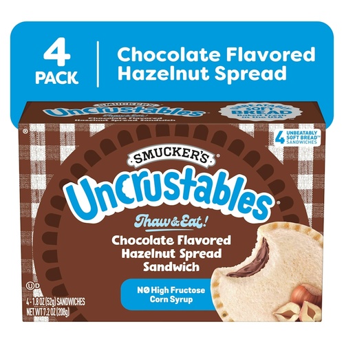 SMUCKERS UNCRUSTABLES CH/HZL             4 COUNT