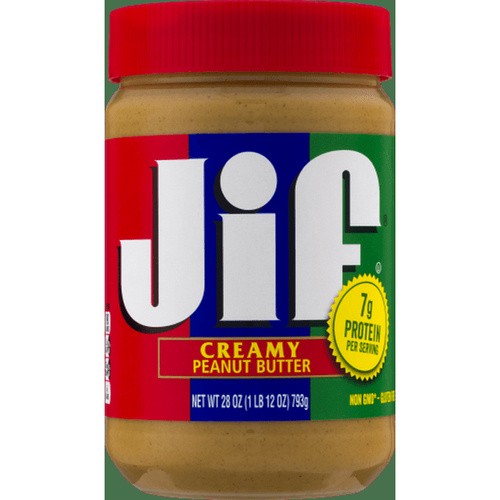 JIF CREAMY PEANUT BUTTER 28 OZ
