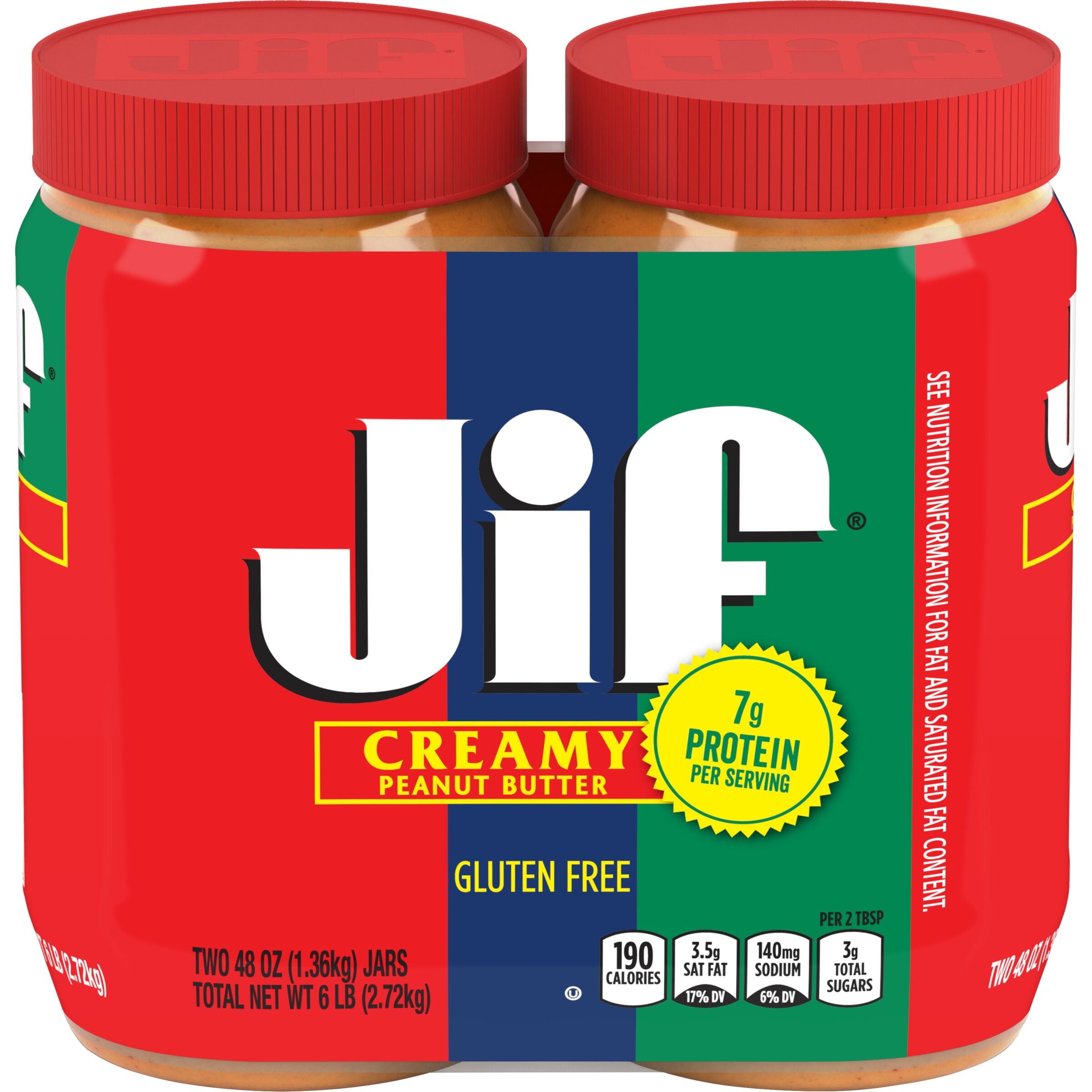 JIF CREAMY PEANUT BUTTER TWIN PACK 80 OZ