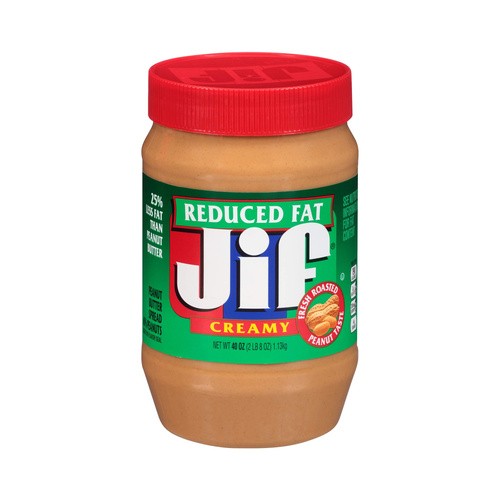 JIF REDUCED FAT CREAMY PEANUT BUTTER 16 OZ
