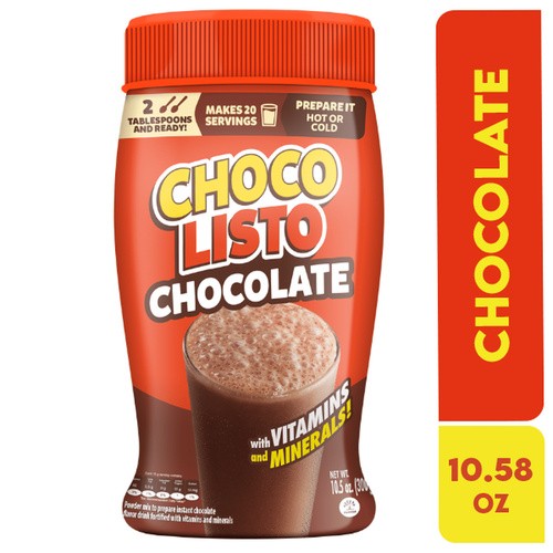 CHOCO LISTO CHOCOLATE DRINK MIX 10.5 OZ