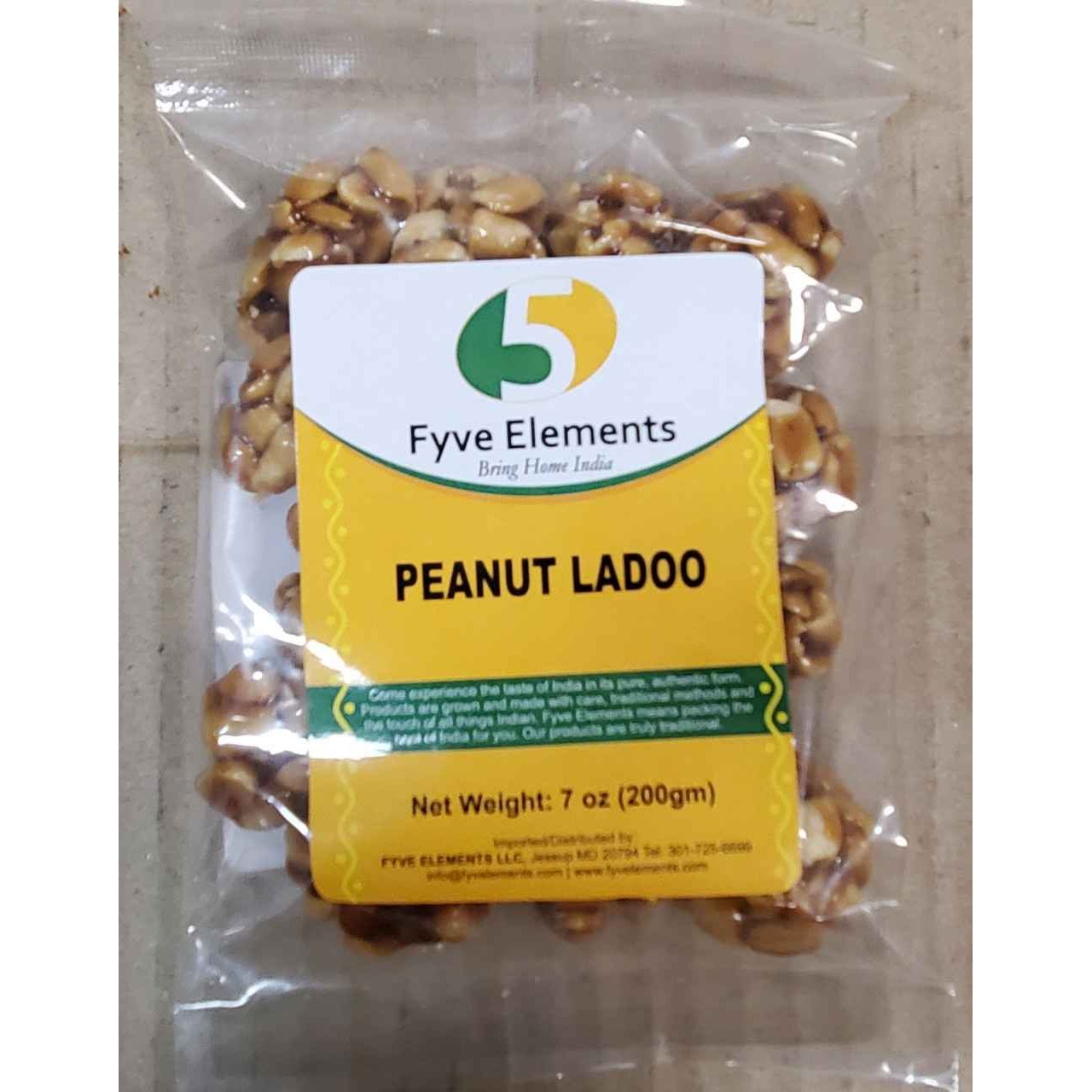 FYVE ELEMENTS PEANUT LADDU 200 GM