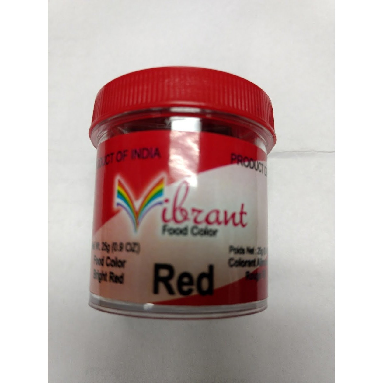 VIBRANT FOOD COLOR RED 0.02 Lbs