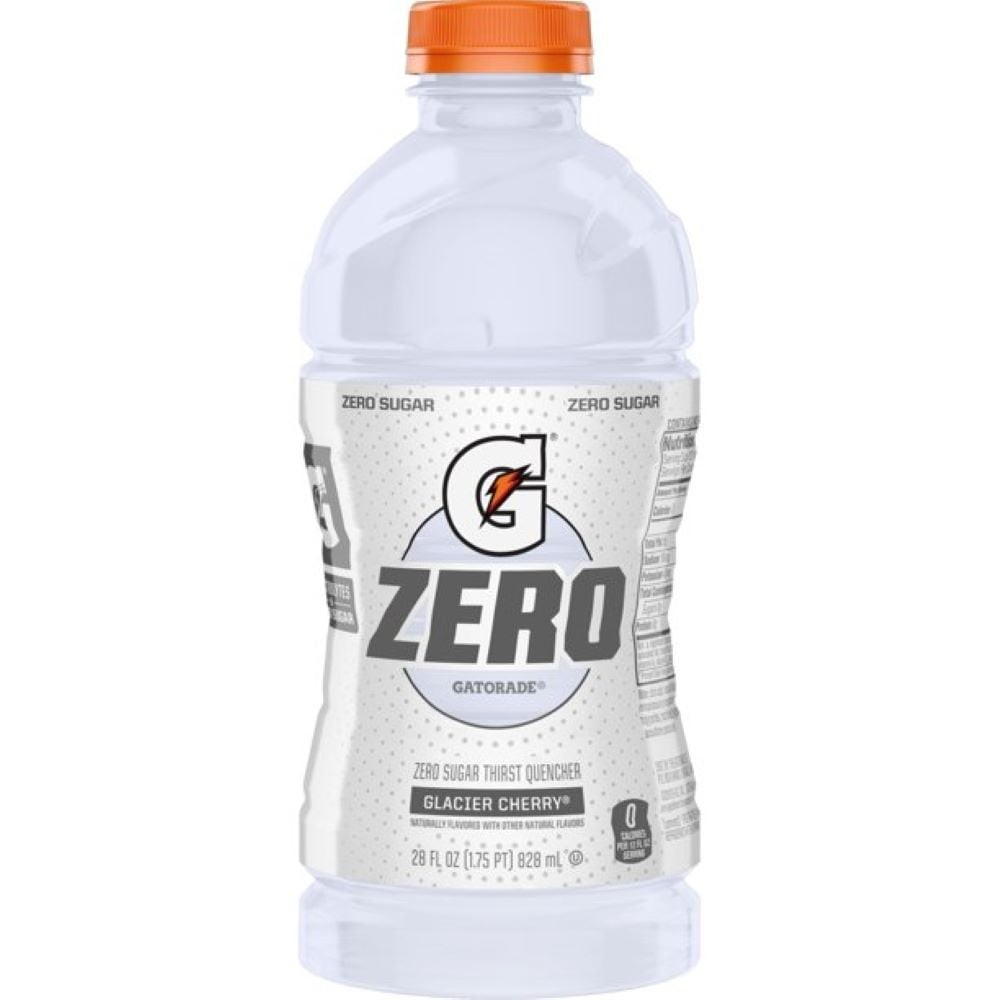 GATORADE G ZERO GLACIER CHERRY           28 OZ