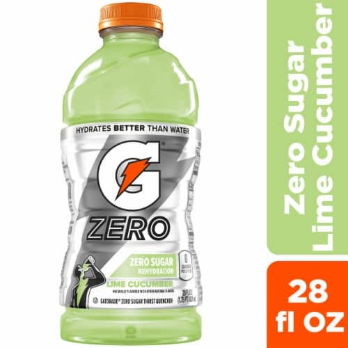 GATORADE G ZERO LIME CUCUMBER            28 OZ
