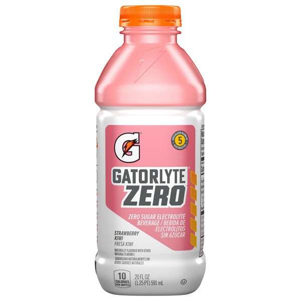GATORLYTE ZERO STRAWBERRY KIWI 20 FLOZ