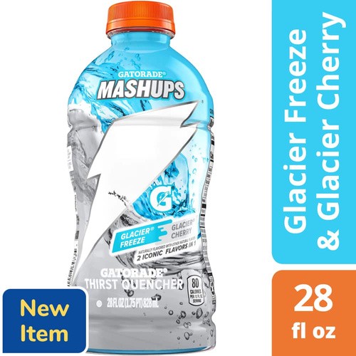 GATORADE MSHUP GLACIER FREEZE/CHERRY     28 OZ