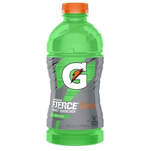 GATORADE FIERCE GREEN APPLE              28 OZ