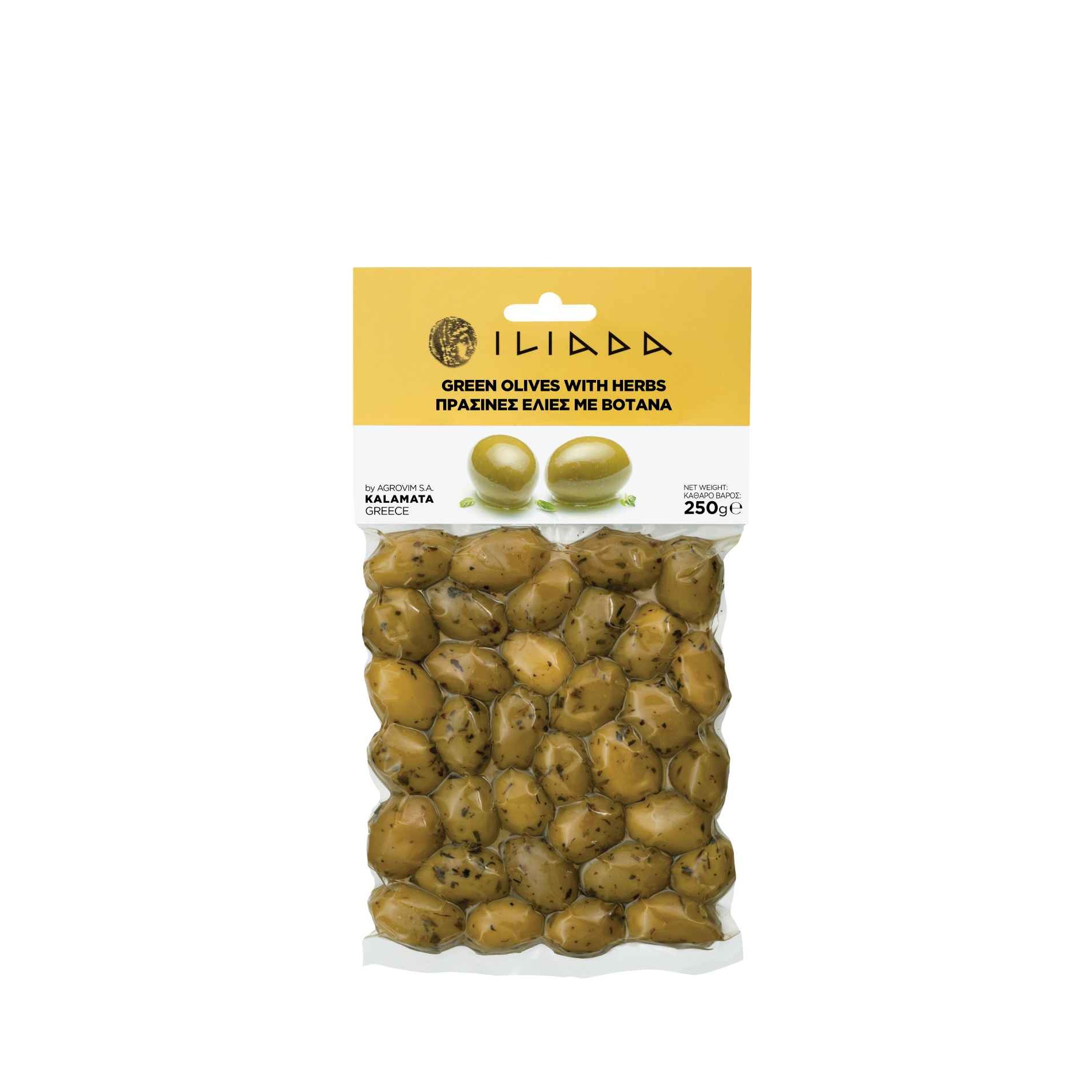 ILIADA GREEN OLIVES 0.55 Lbs