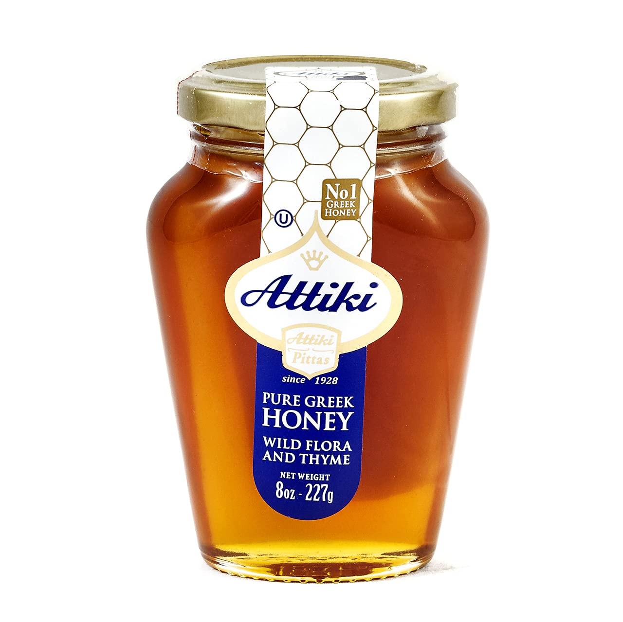 ATTIKI GREEK HONEY WILD FLORA & THYME 8 OZ