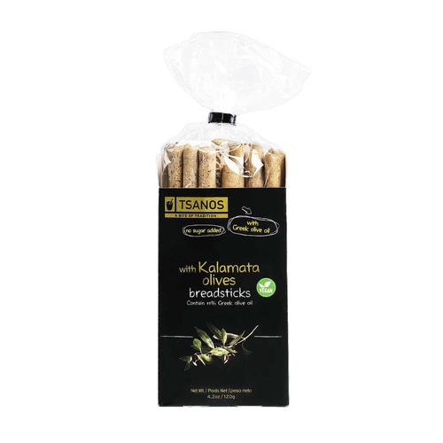 TSANOS W/KALAMATA OLIVES BREADSTICKS     1 GM
