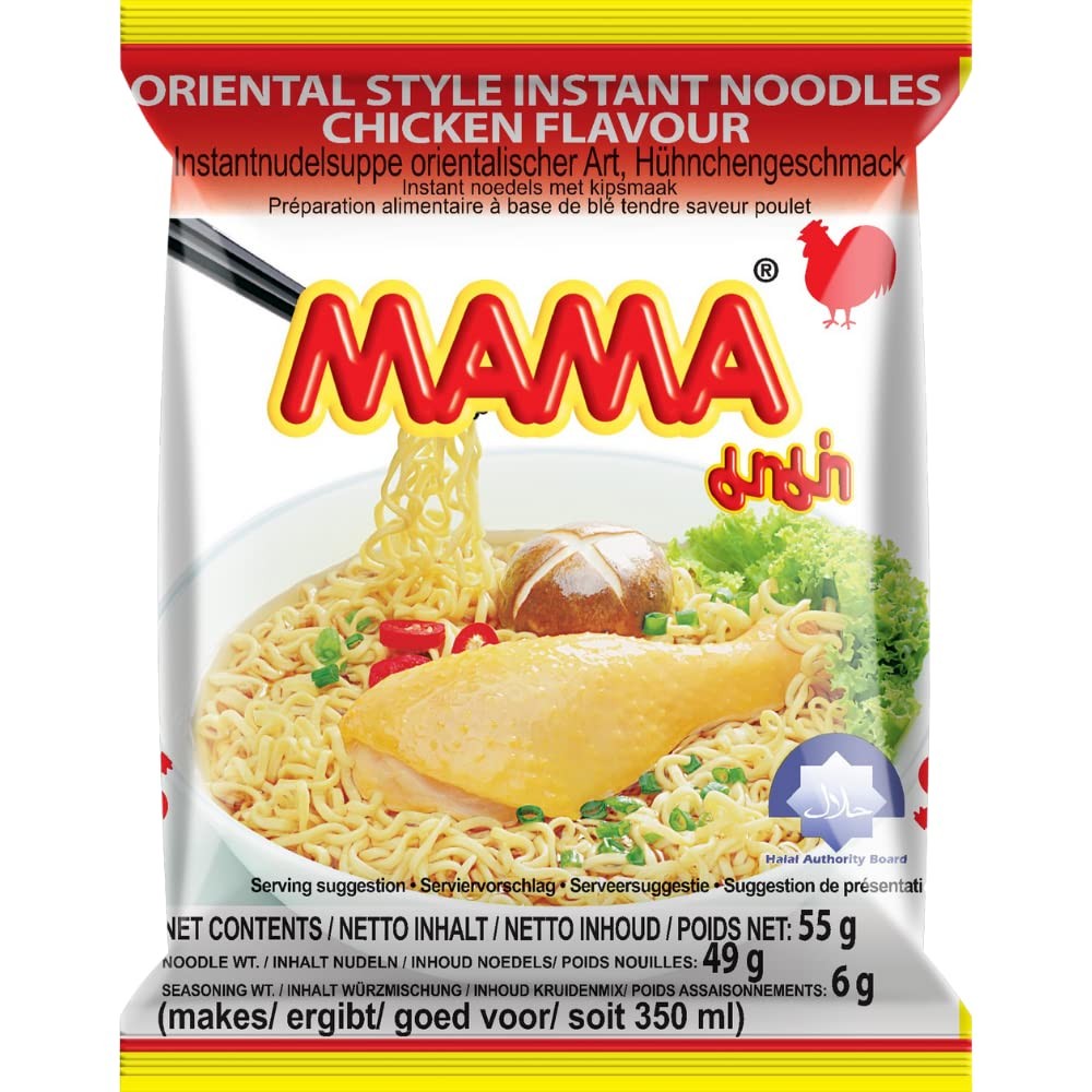 CHICKEN FLAVOR NOODLES MAMA 55 GM