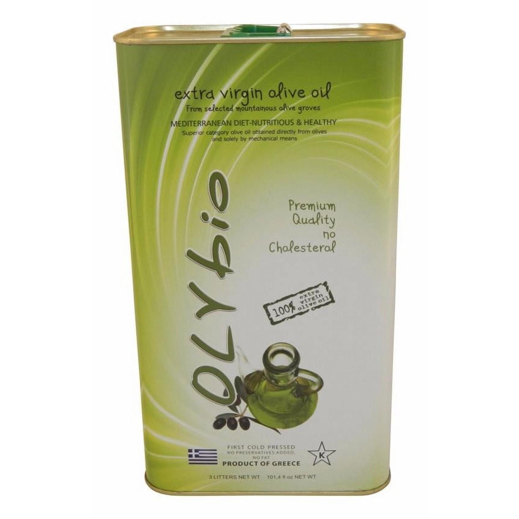 OLYBIO EXTRA VIRGIN OLIVE OIL 3 LTR