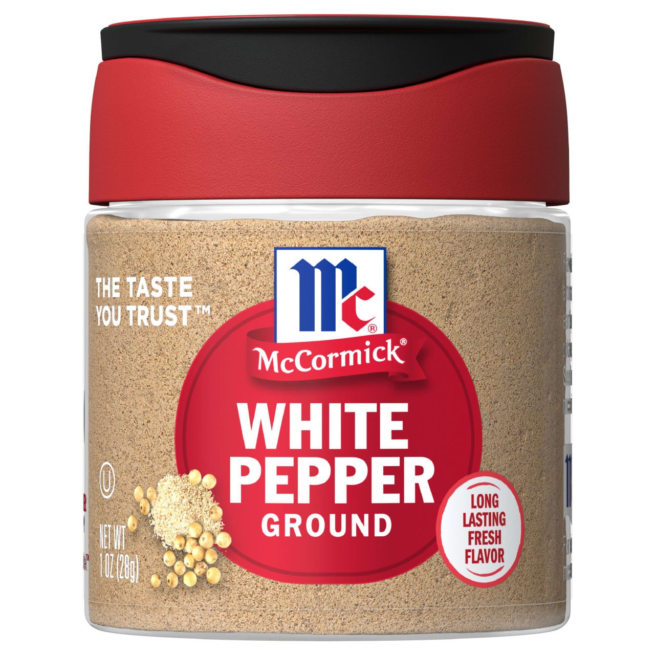 MCCORMICK GROUND WHITE PEPPER 1 OZ
