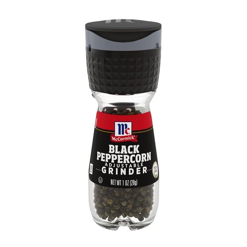 MCCORNICK GRINDER BLACK PEPPER 1 OZ