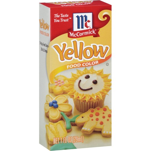 MCCORMICK YELLOW FOOD COLORING 1 OZ
