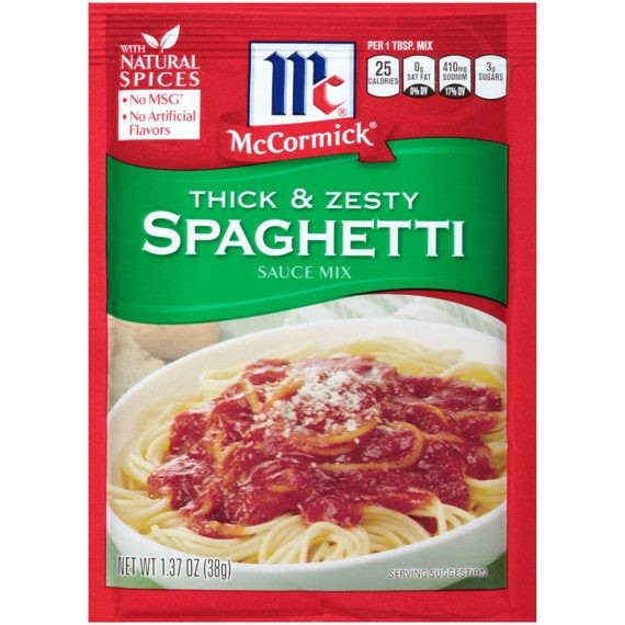 Mccormick Italian Spaghetti Sauce Mix 1.5 Oz