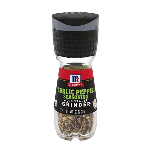 MCCORMICK GARLIC PEPPER GRINDER 1.23 OZ