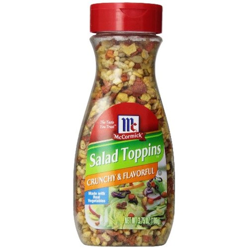 MCCORMICK SALAD TOPPINS CRUNCHY & FL 3.75 OZ
