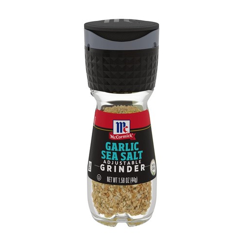 MCCORMICK GARLIC SEA SALT GRINDER        1.58 OZ