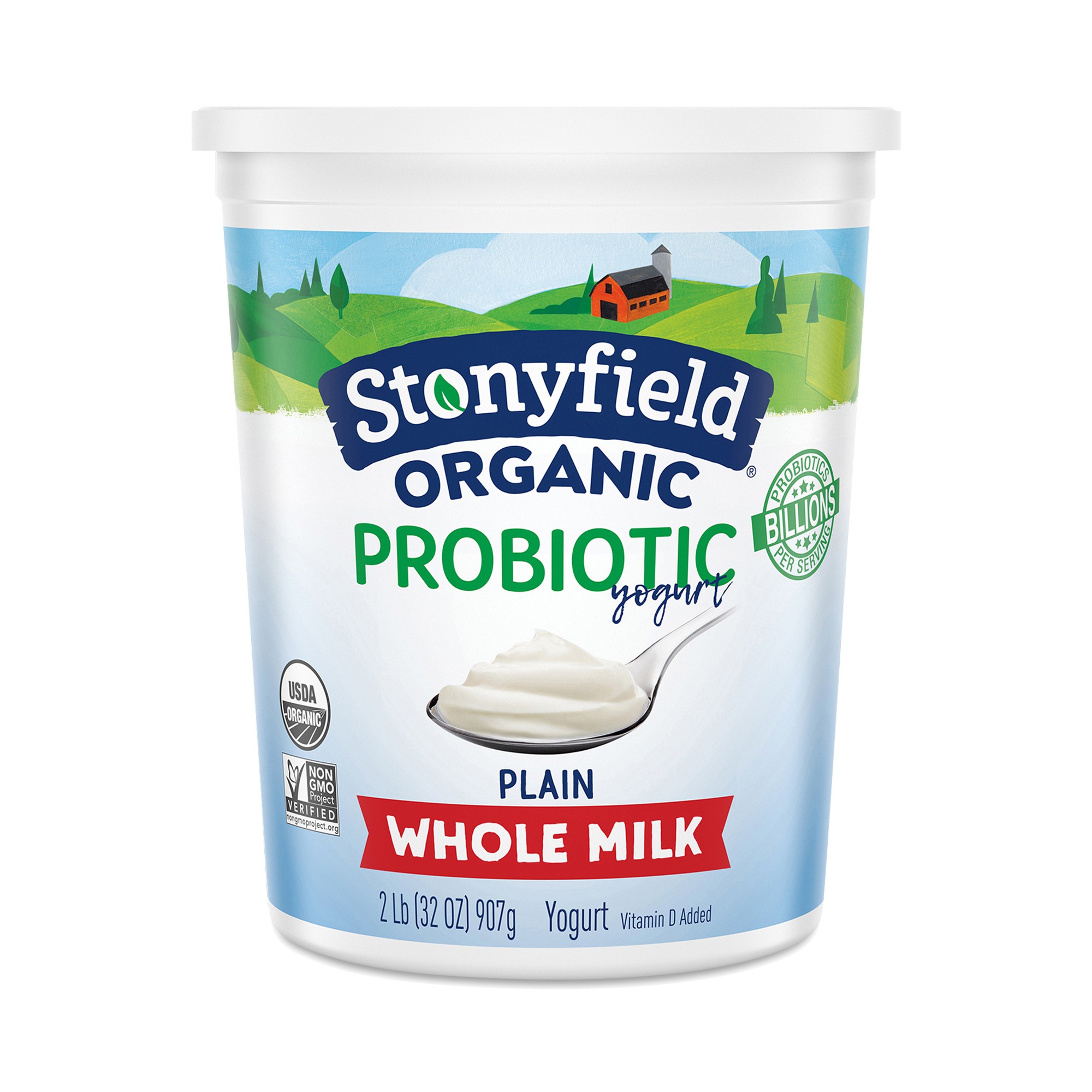 STN ORG WH YOGURT 2 LBS