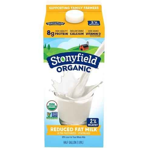 STONYFIELD ORGANIC 2% MILK 64 FLOZ
