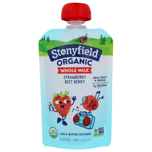 STONYFIELD STRAWBERRY & VEGGIE YGRT      1 OZ