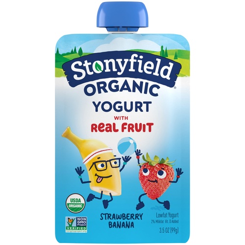STONYFIELD ORGANIC STRAWBERRY BNN        1 OZ
