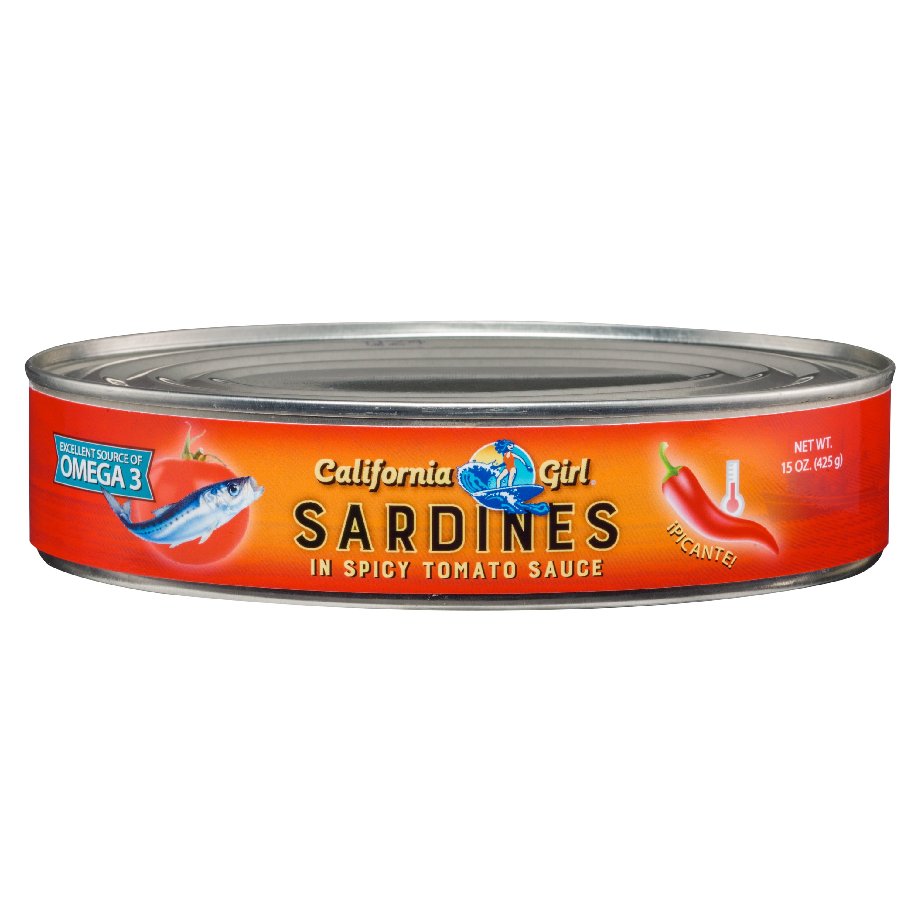 California Girl Sardines Spice 425 GM