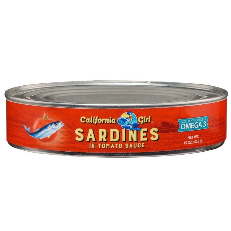 California Girl Reg. Sardines 15 OZ
