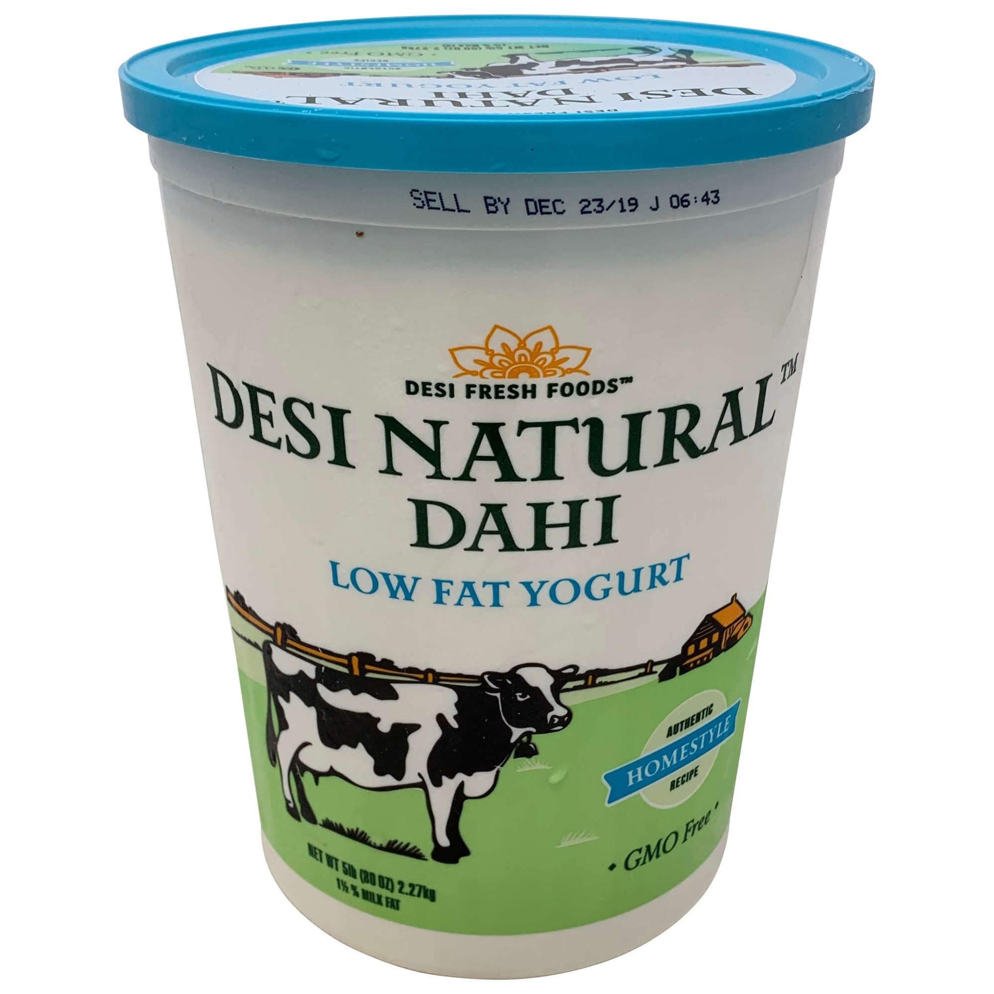 Desi Natural Low Fat Yogurt 5 LBS
